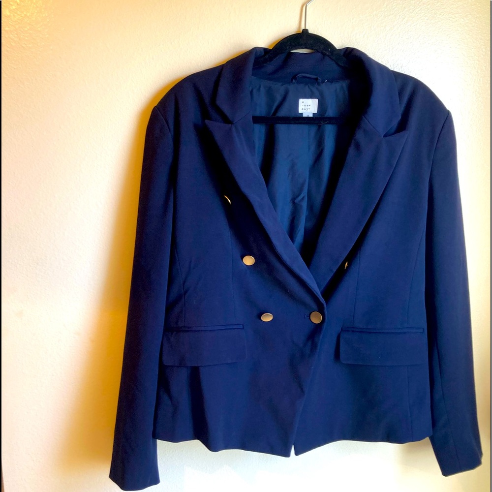 Navy Jacket by A New Day Size 18